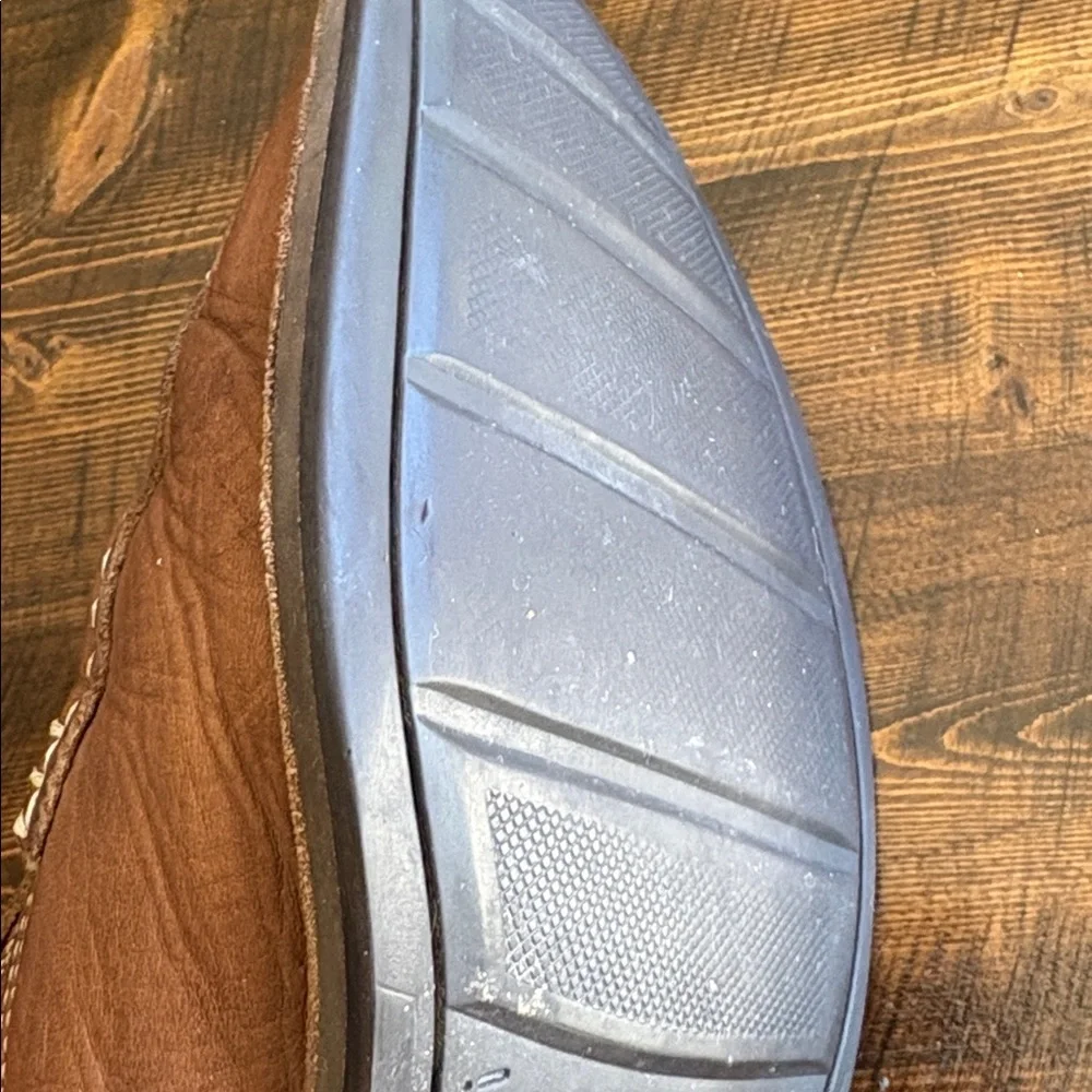 Cole Haan Brown Leather Slip-On Loafers